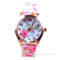 New Arrival Girls Silicone Quartz Wristwatch